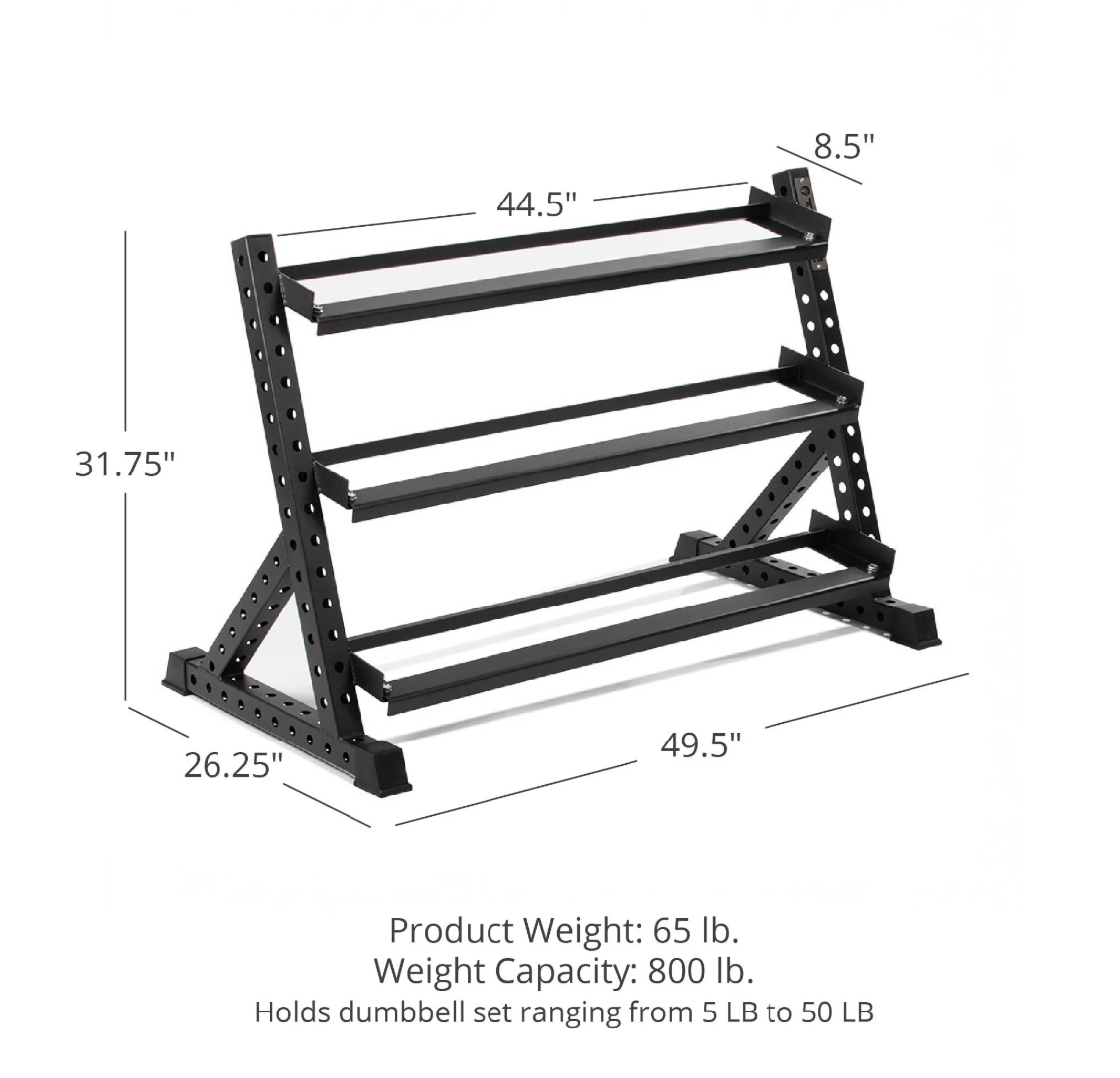 Titan 3 Tier Dumbbell Weight Rack