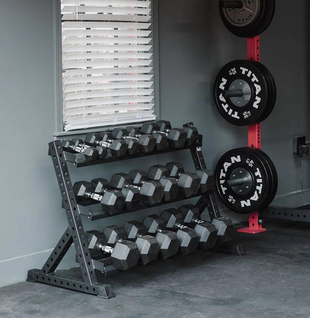 Titan 3 Tier Dumbbell Weight Rack