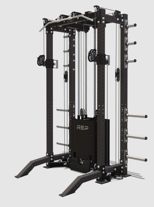REP Fitness Ares 4000 with 4 Post Power Rack