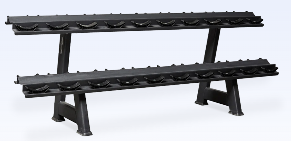 Repforce Dumbbell Racks REP Fitness Victory 2-Tier Dumbbell Rack – Total Fitness USA