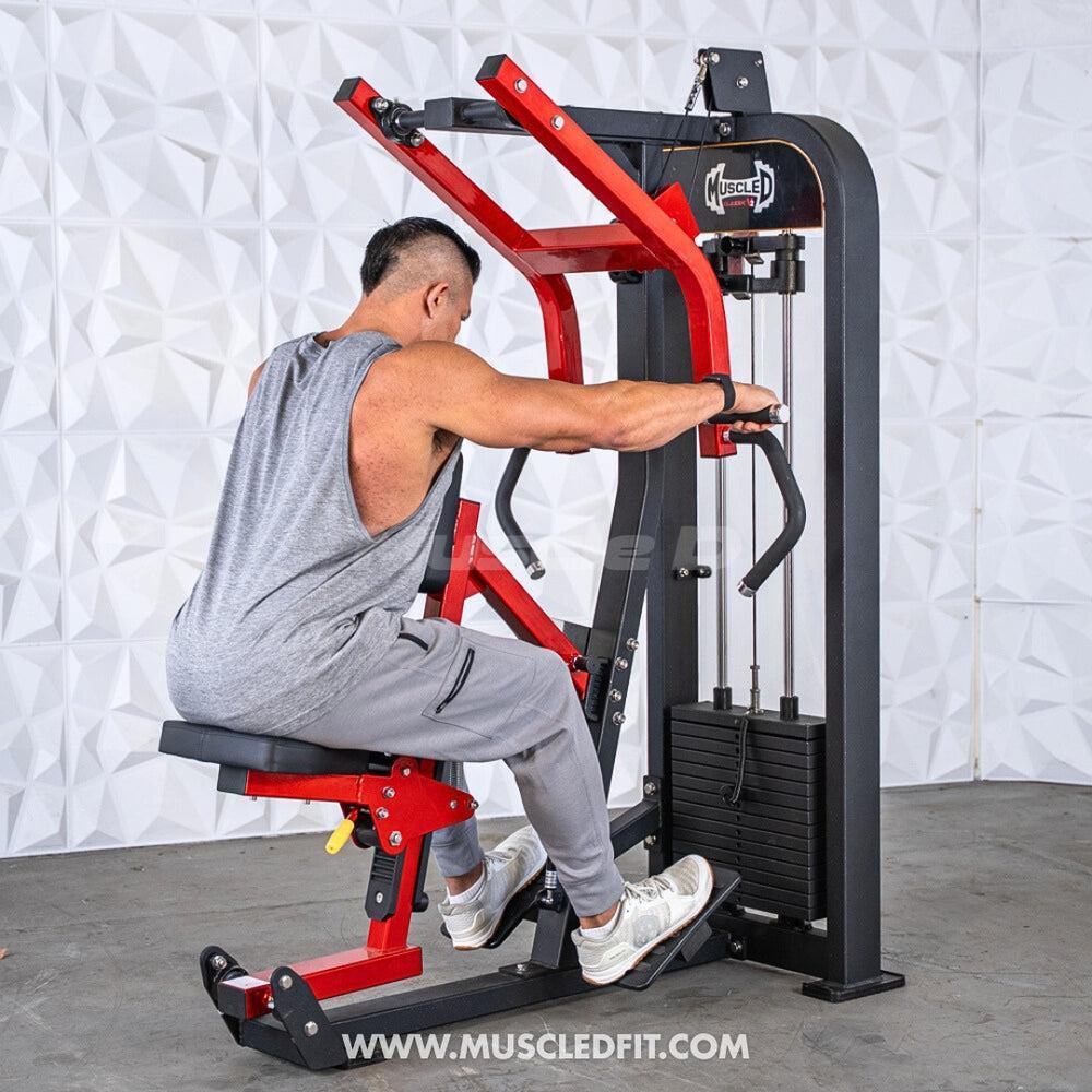 Muscle D Classic V2 Selectorized Seated Row Machine