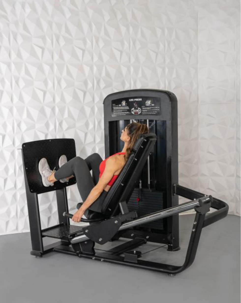 Muscle D Elite Selectorized Seated Leg Press Machine