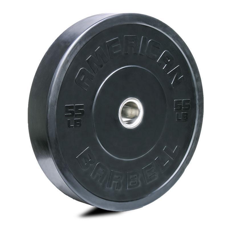 American Barbell Black Sport Bumper Plates - CLOSEOUT