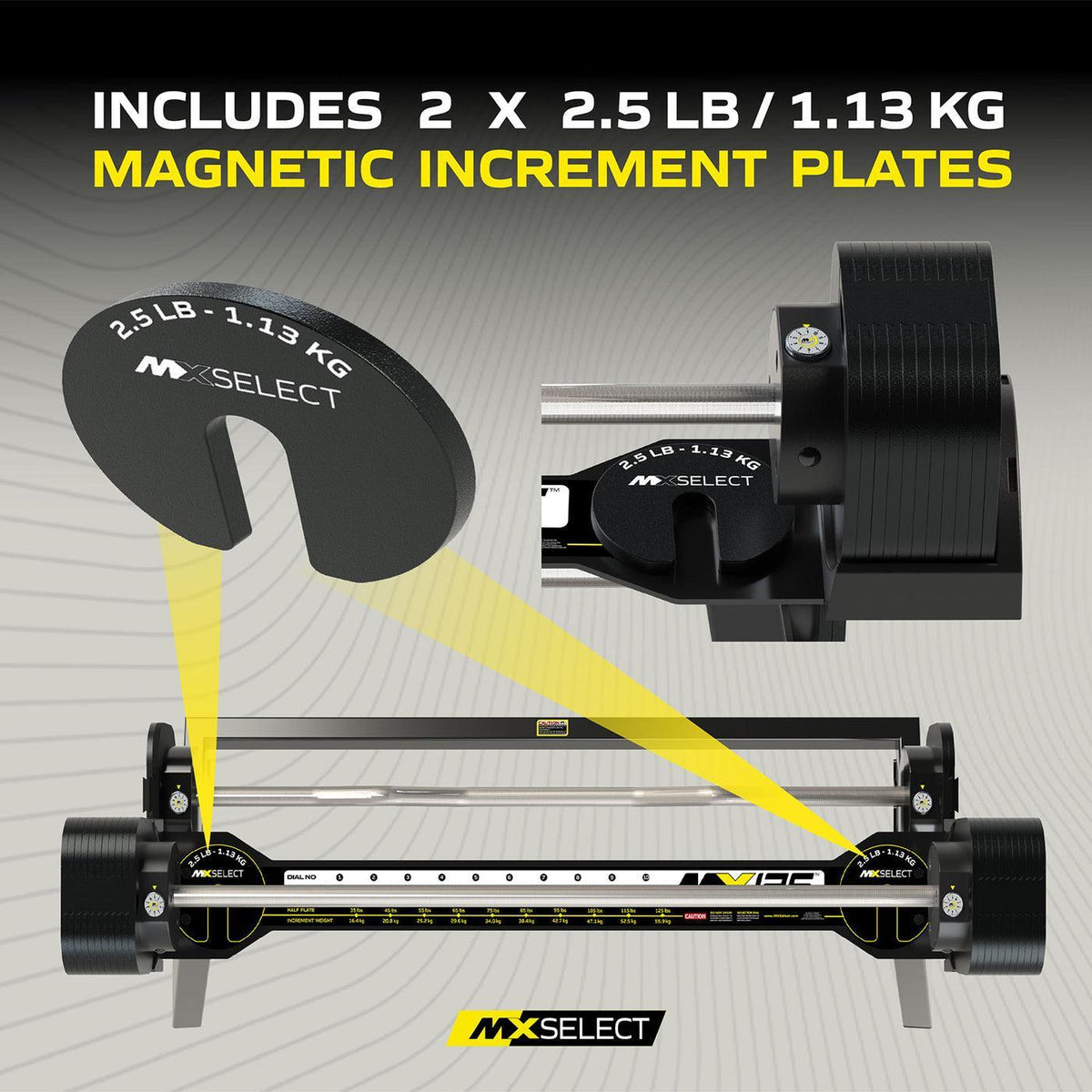MX125 EVO Rapid Change Barbell System
