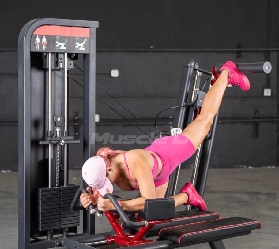 Muscle D Classic V2 Selectorized Glute Kick Machine
