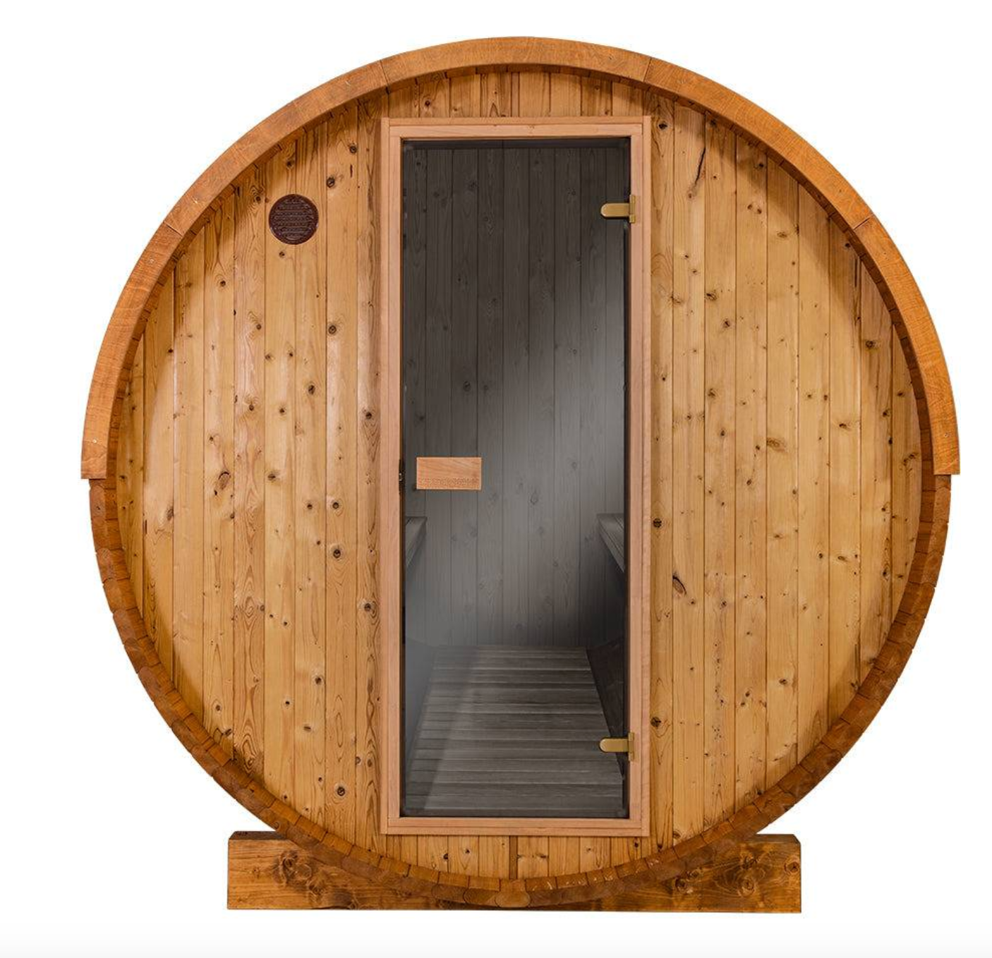 Finnish Sauna Builders Thermory 2 Person Barrel Sauna