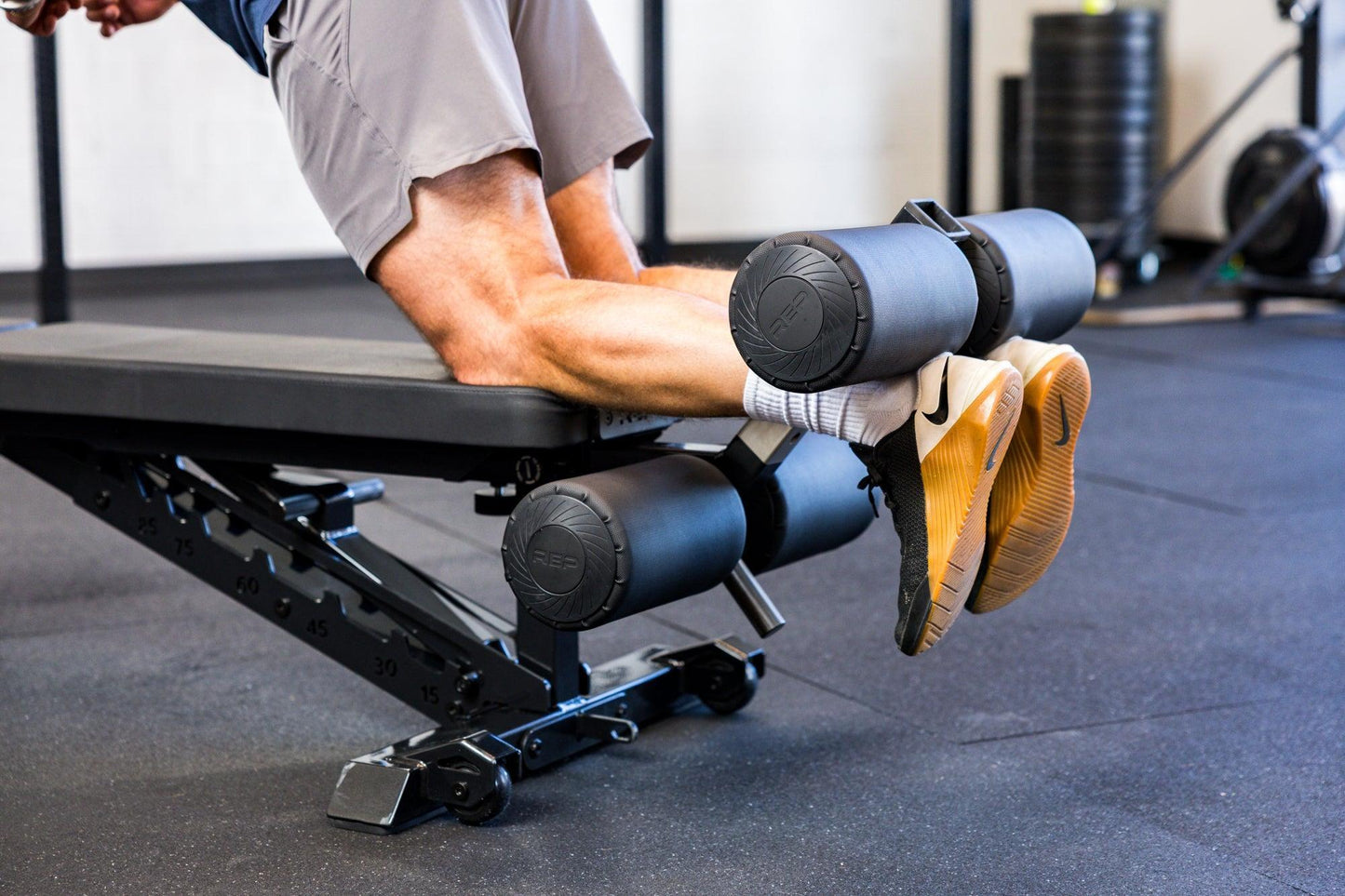 REP Adjustable Bench Leg Roller Attachment 2.0