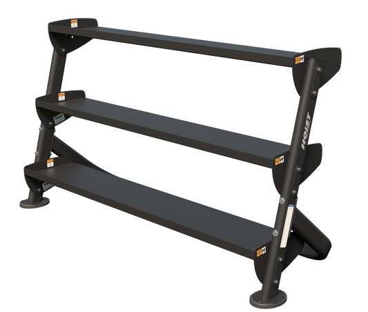 Hoist HF-5461 60" Dumbbell Rack with 3rd Tier Tray