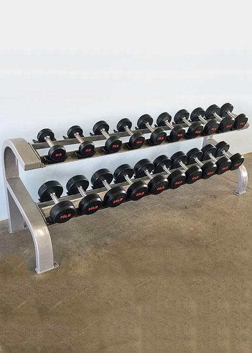 Muscle D Two Tier 10 Pair Dumbbell Rack