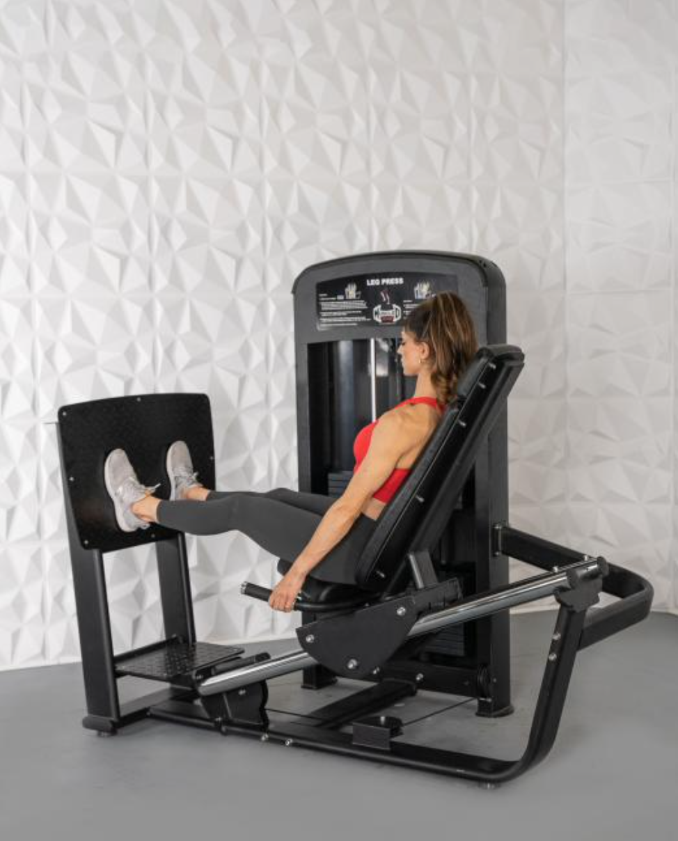 Muscle D Elite Selectorized Seated Leg Press Machine – Total Fitness USA