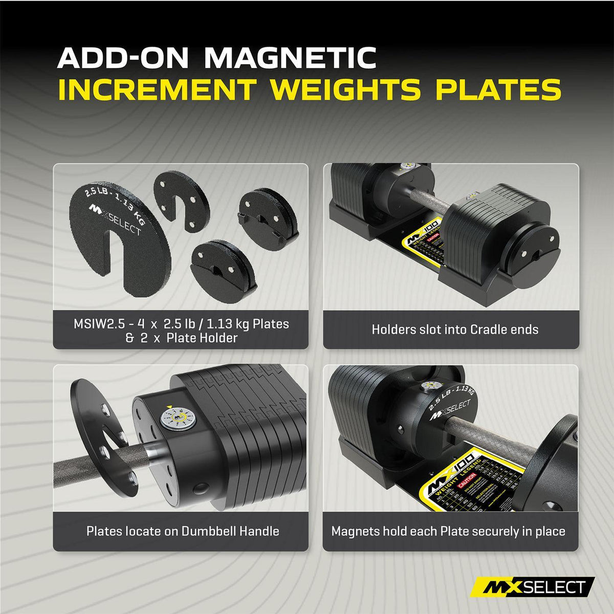 MX70 Evolution Series Rapid Change Dumbbells