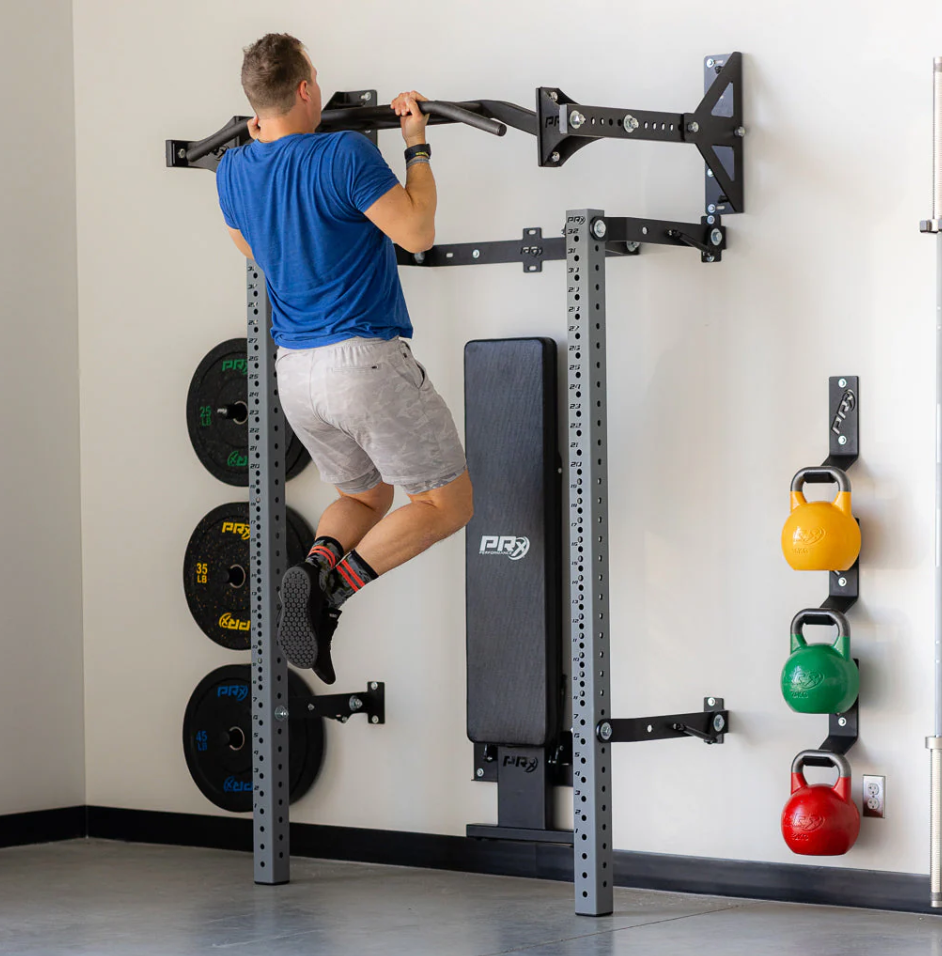 Prx Performance Squat Rack Fold Up Prx Folding Wall Rack Home Gym