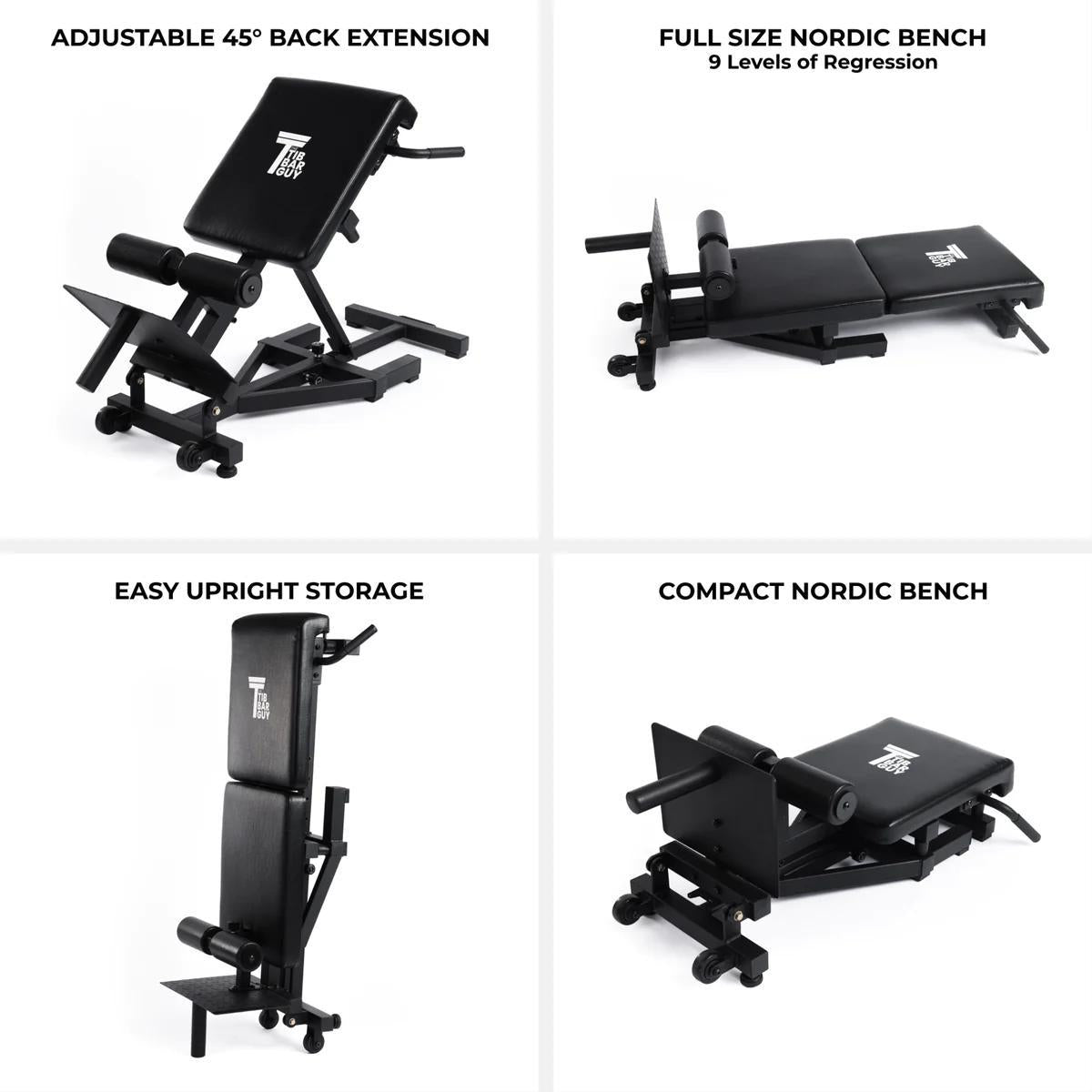 The Nordic Back Extension Machine - by The TIB Bar Guy