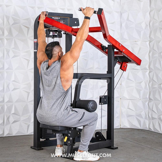 Muscle D Classic V2 Selectorized Seated Lat Pull Machine