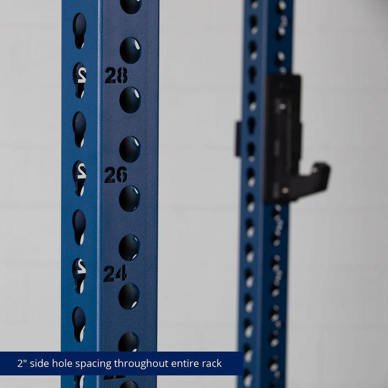 Titan Series Power Rack with Safety Straps and Lat Tower Attachment
