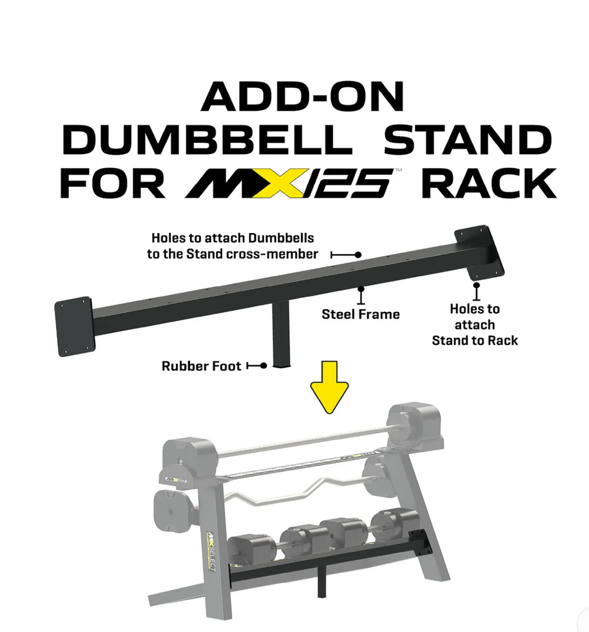 MX Select Add-On Dummbell Stand for MX125 Rack