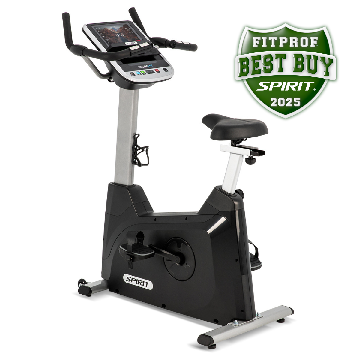 Spirit Fitness XBU55ENT Upright Bike w/ Entertainment Console