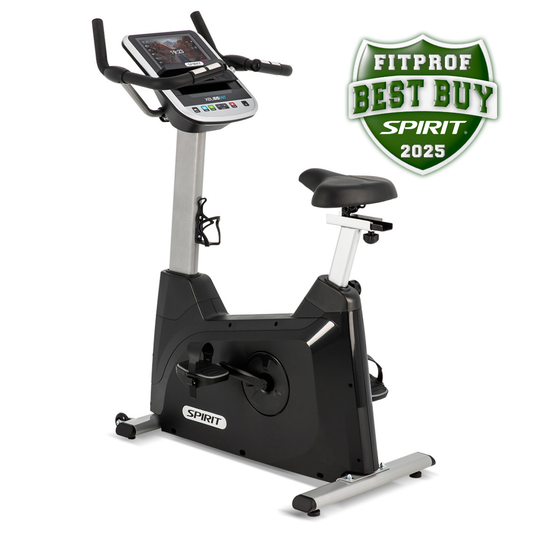 Spirit Fitness XBU55ENT Upright Bike w/ Entertainment Console