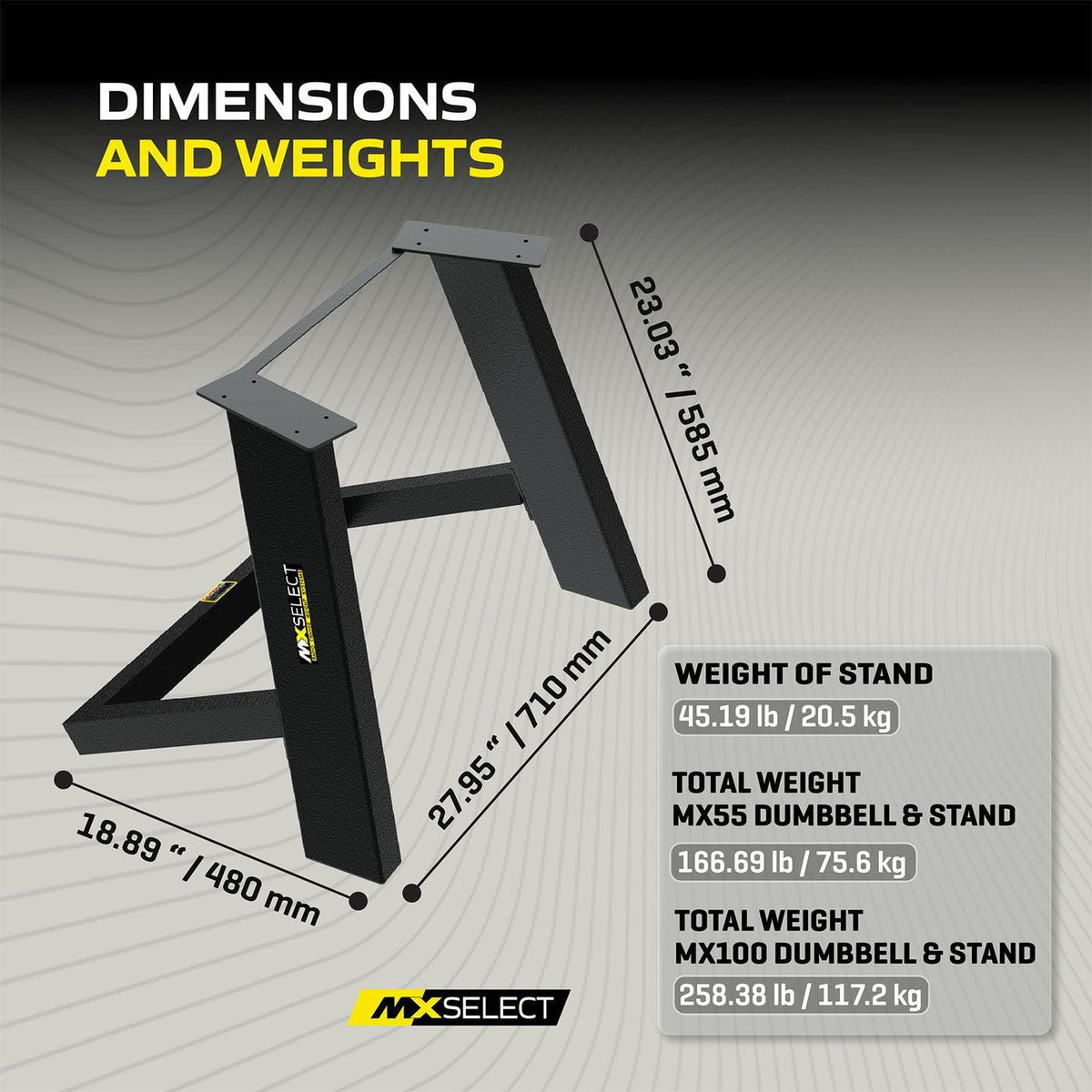 MX Select EVO Dumbbell Stand