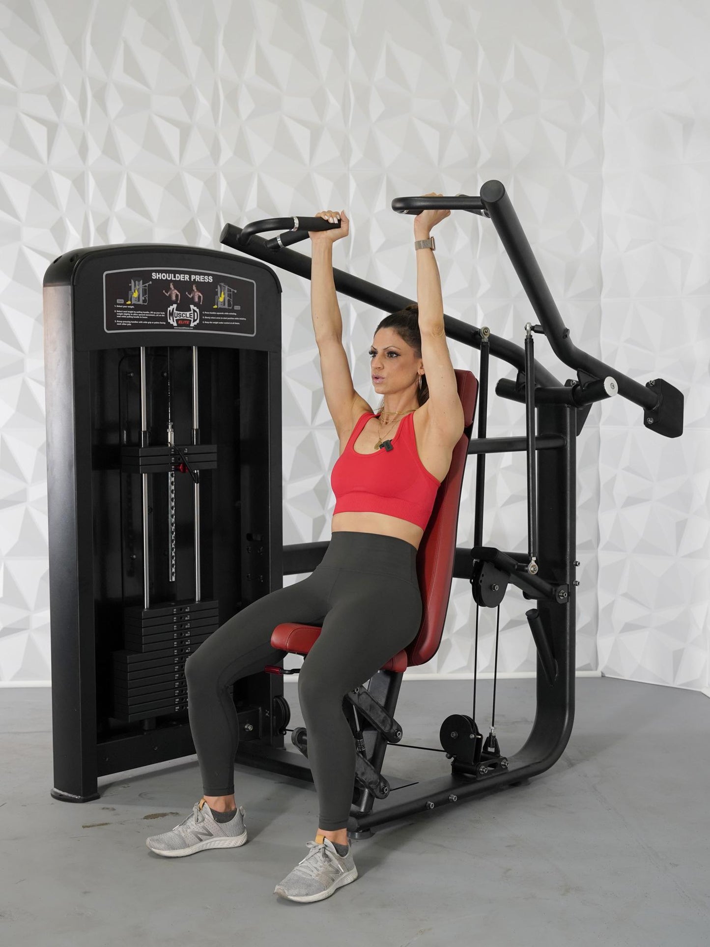 Muscle D Elite Selectorized Shoulder Press