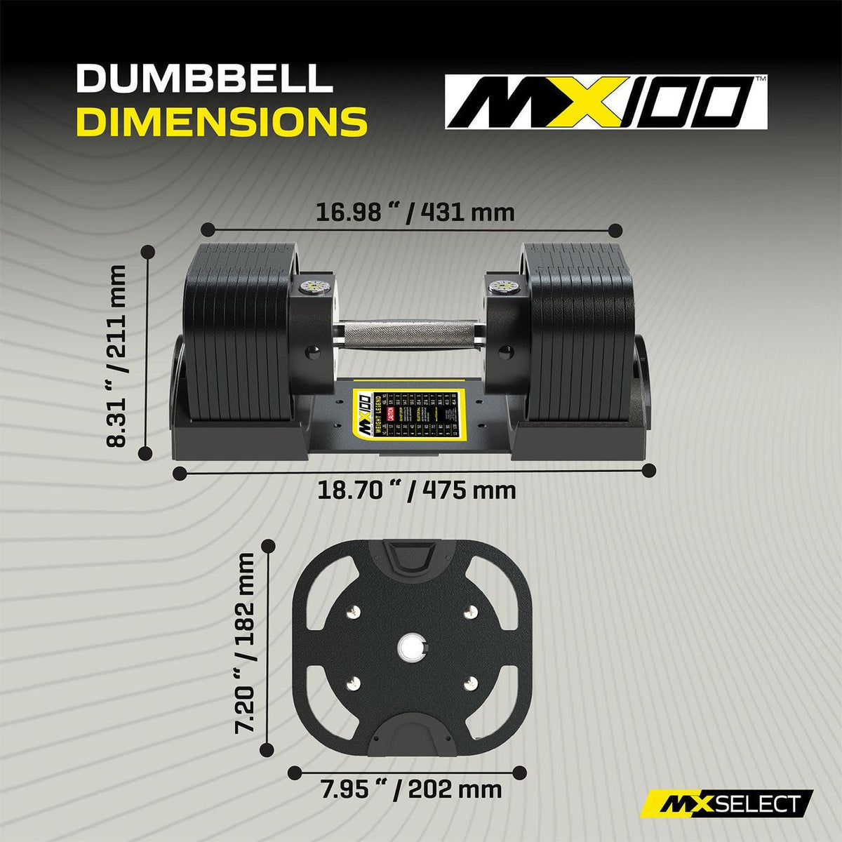 MX100 Evolution Series Rapid Change Dumbbells
