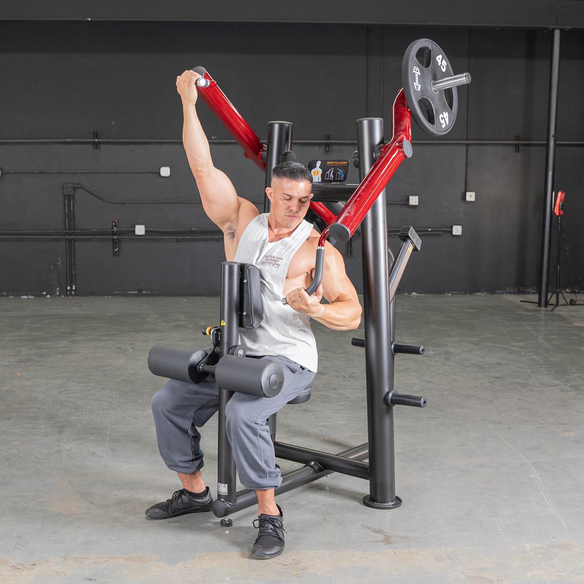 Muscle D Power Leverage V2 Reverse Grip Front Lat Pulldown