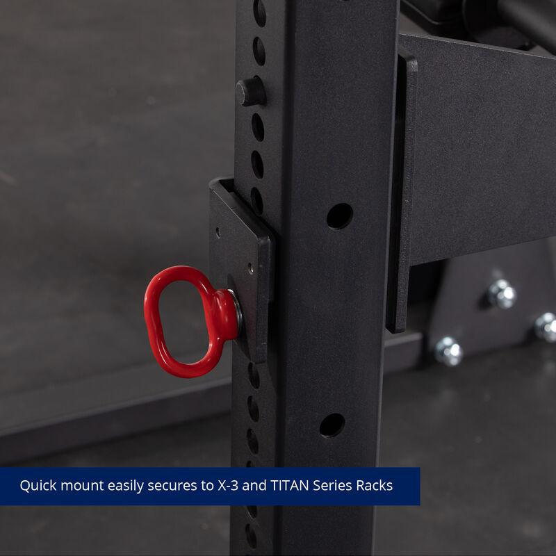 Titan Series Rack Mount Leg Roller and Lat Tower Knee Holder – Total ...