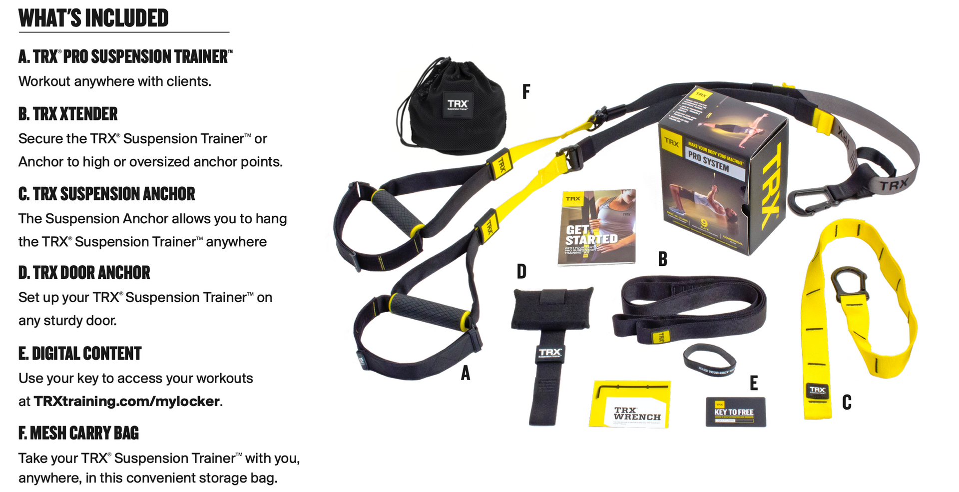 TRX Pro4 Suspension Fitness cheapest Trainer