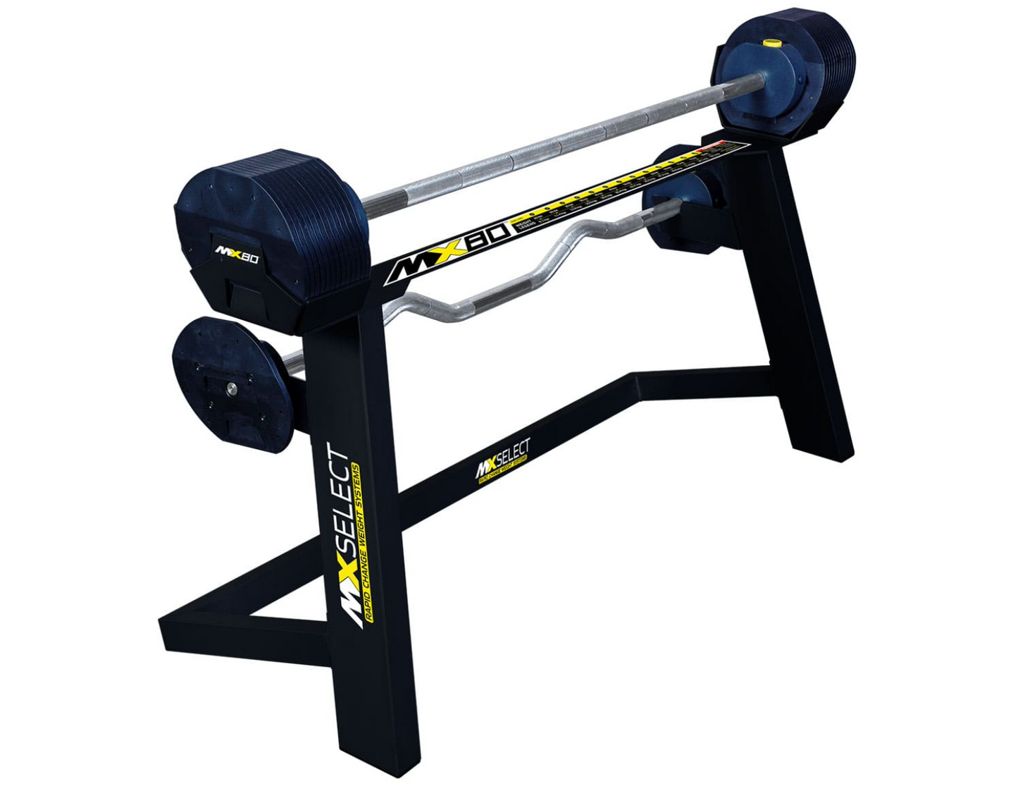 MX80 Rapid Change Adjustable Barbell/Curl Bar System (Display Unit)