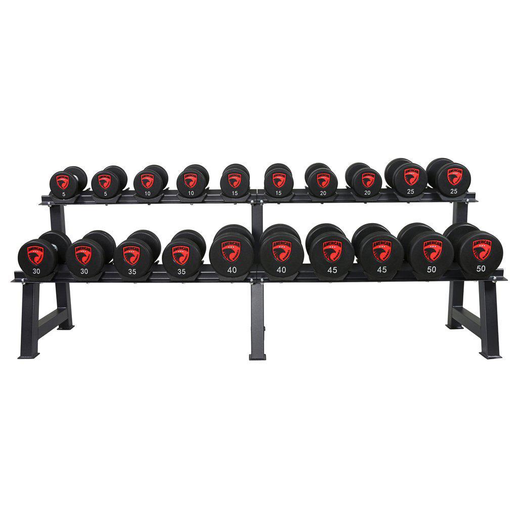 American Barbell 10 Pair Econo Dumbbell Rack