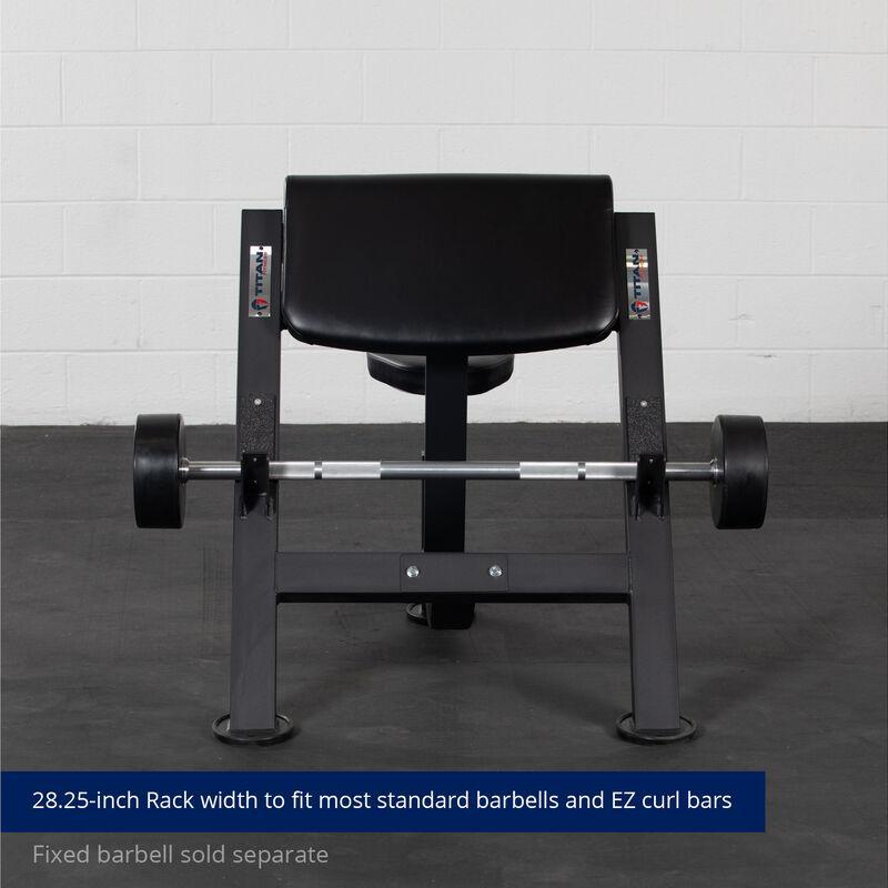 Titan Preacher Curl Bench V2 Total Fitness USA