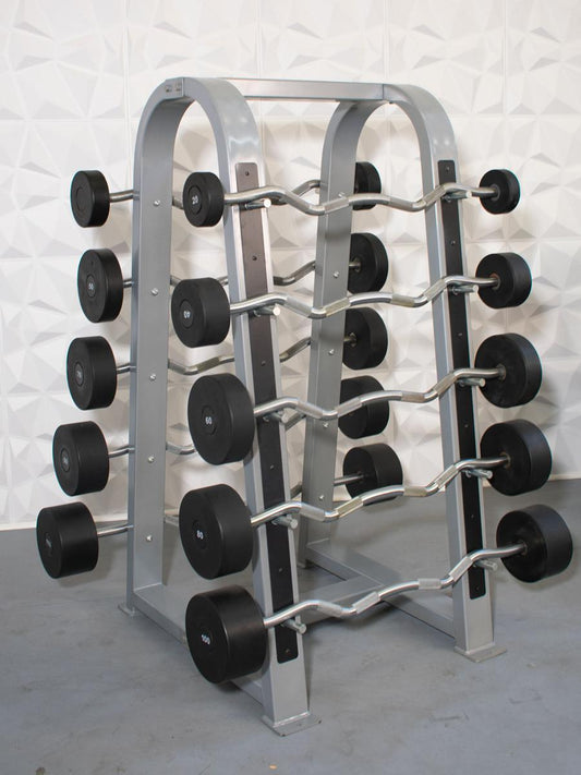 Muscle D Barbell Set with Racks