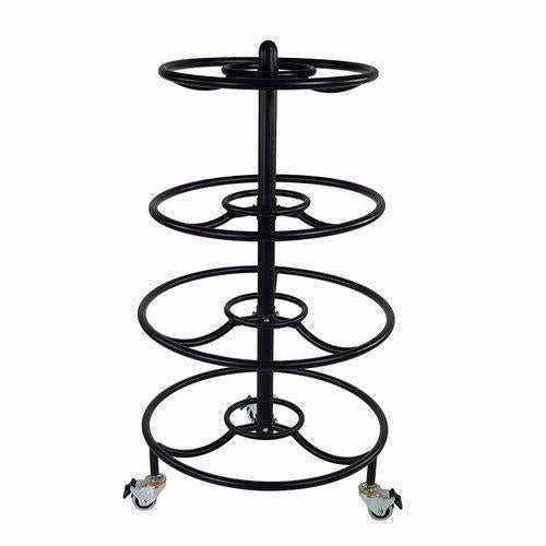 4 Tier Round Wall Ball Rack w/ Casters