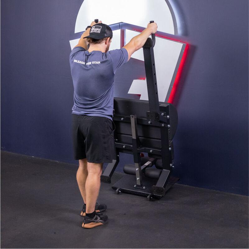 Titan power rack leg best sale press attachment