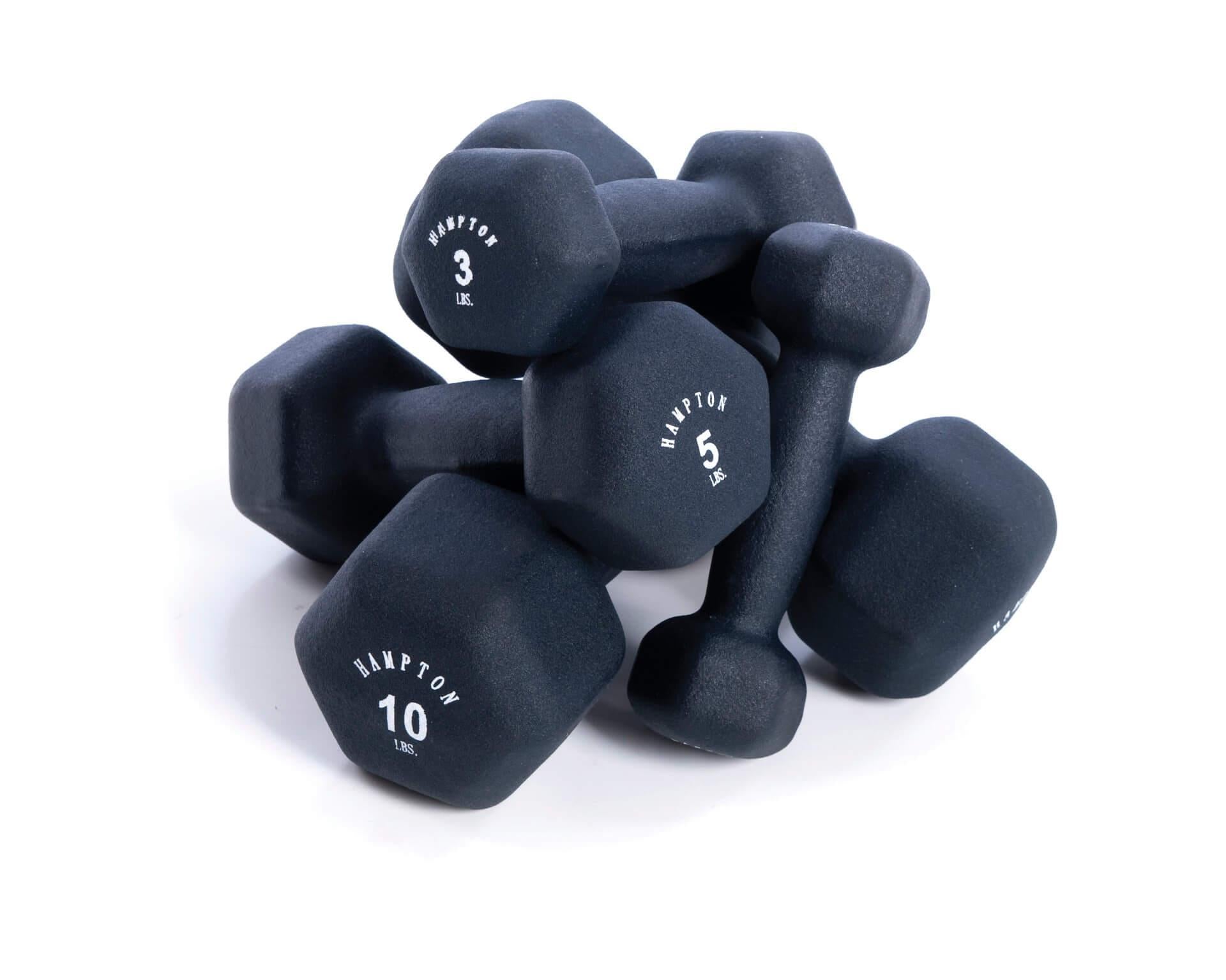 Hampton hex dumbbells sale