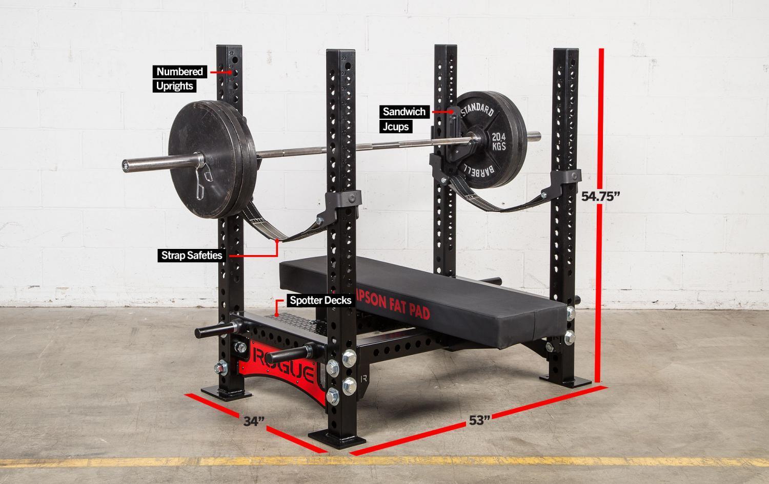 Rogue outlet weightlifting bench