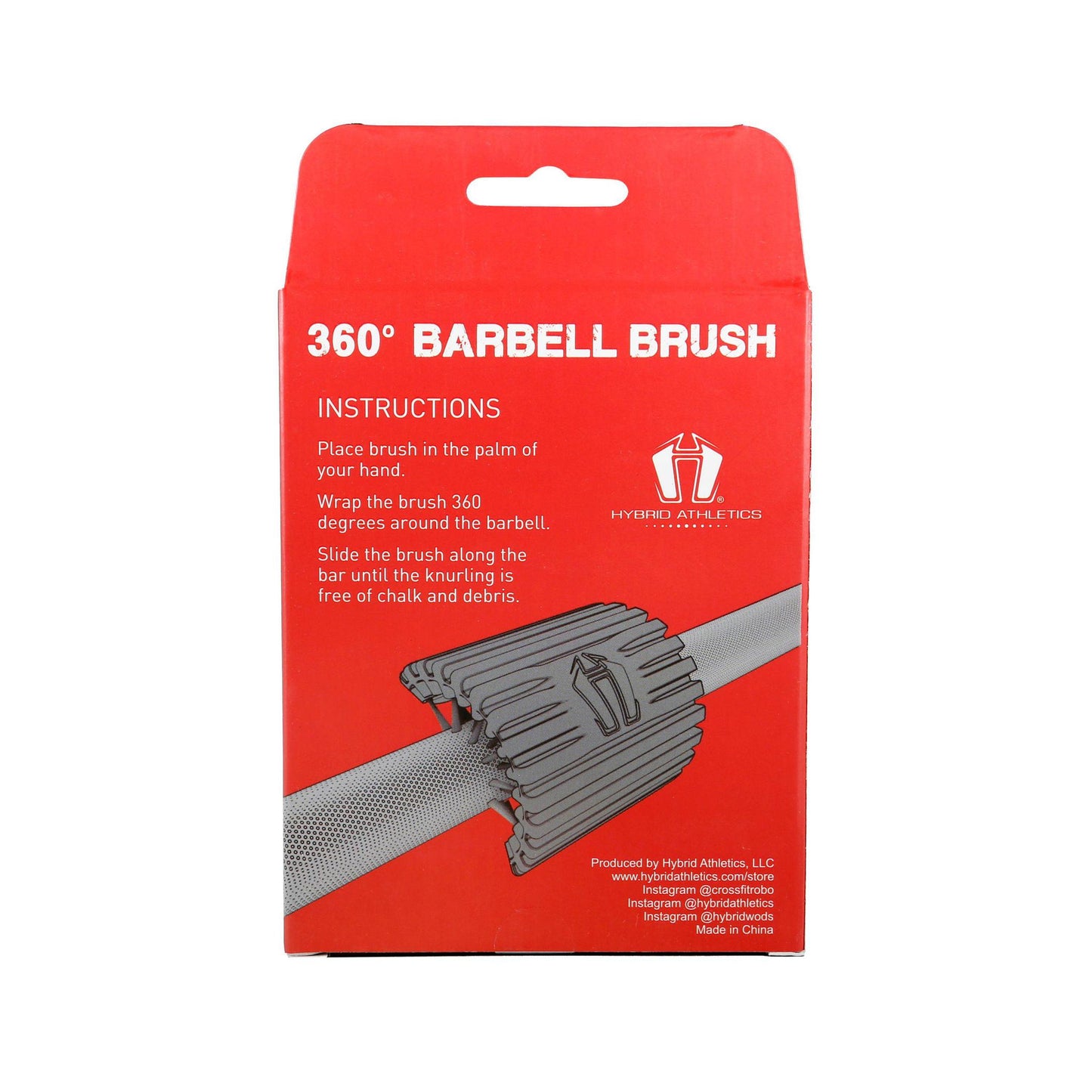 360 Barbell Brush (Nylon Bristles)