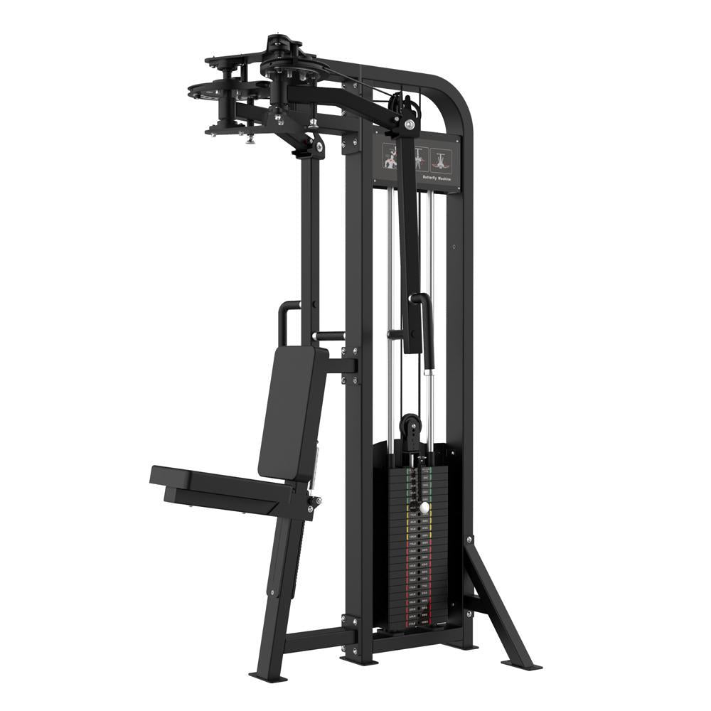 Hammer strength rear online delt machine