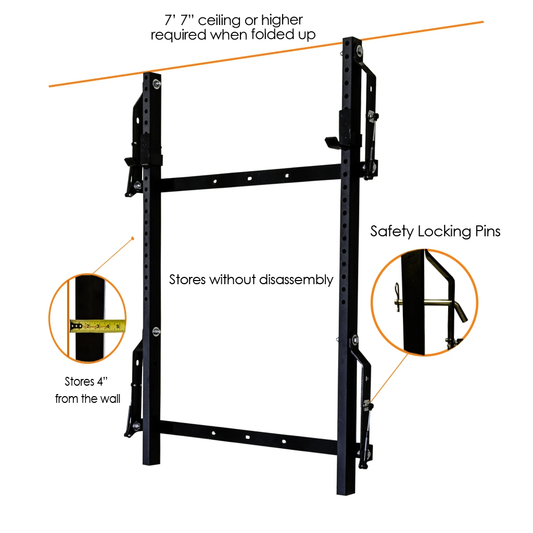PRx Profile® ONE Folding Squat Rack