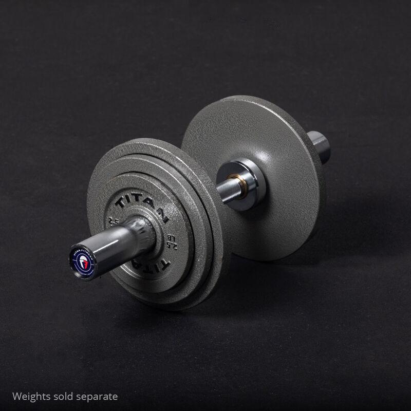 Short olympic outlet dumbbell handles