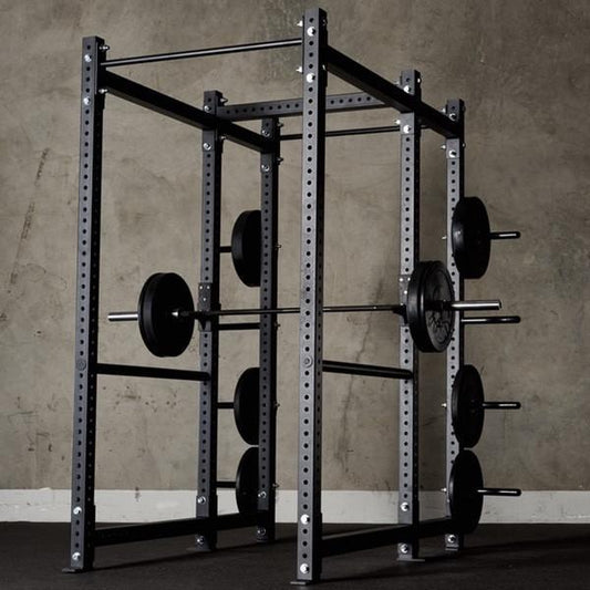 American Barbell Power Rack w/ Storage Extension and Safety Spotter Straps