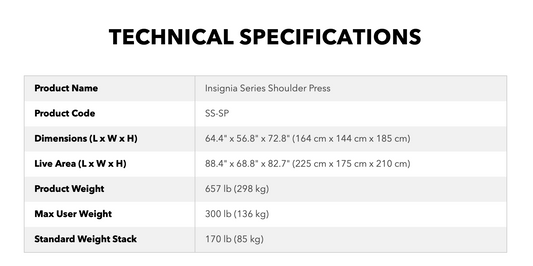 LifeFitness Insignia Shoulder Press