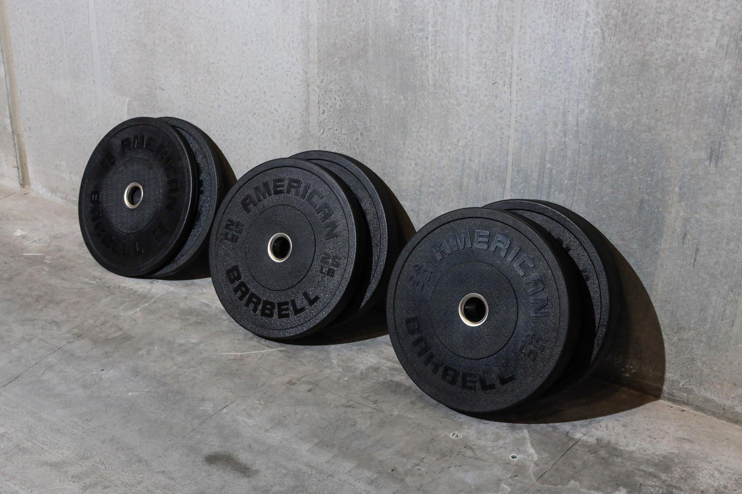 American Barbell Series 4 Bumper Plate Sets