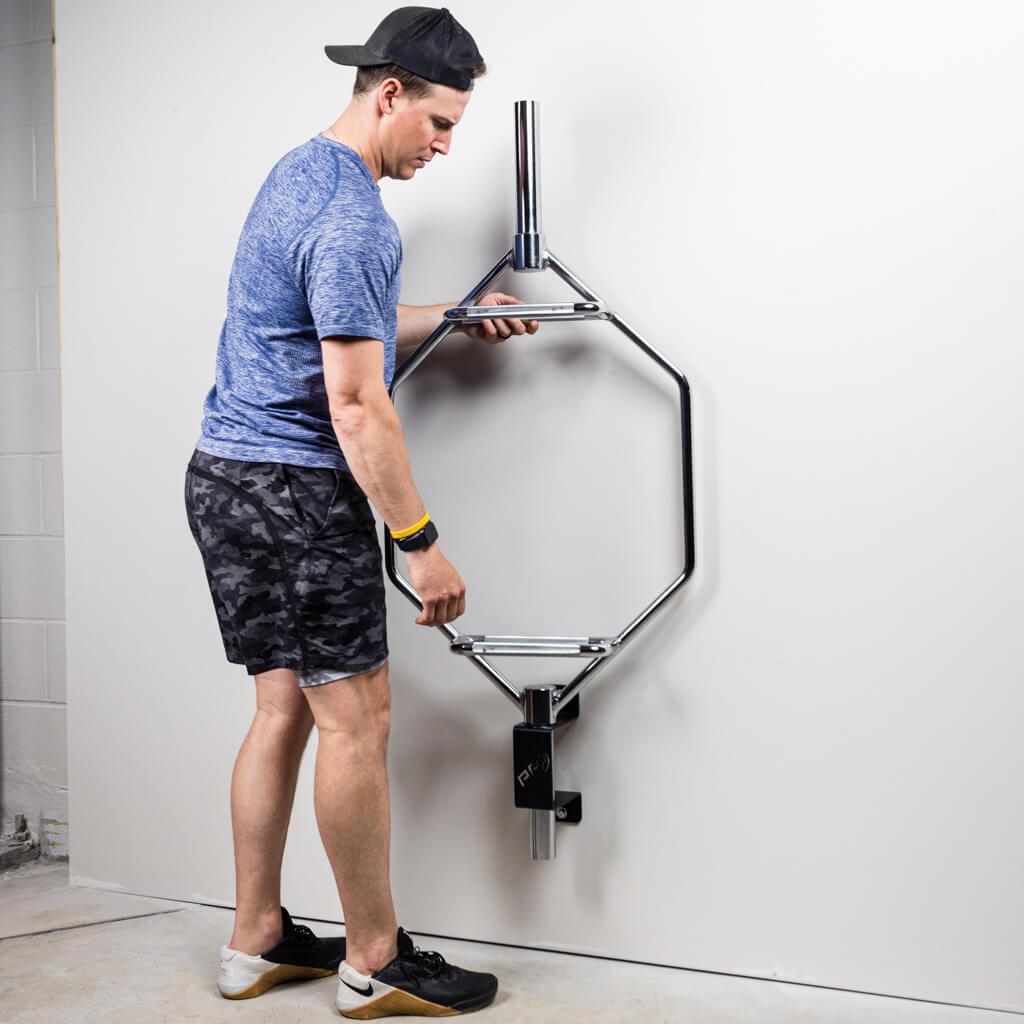 PRx Safety Squat Bar Storage